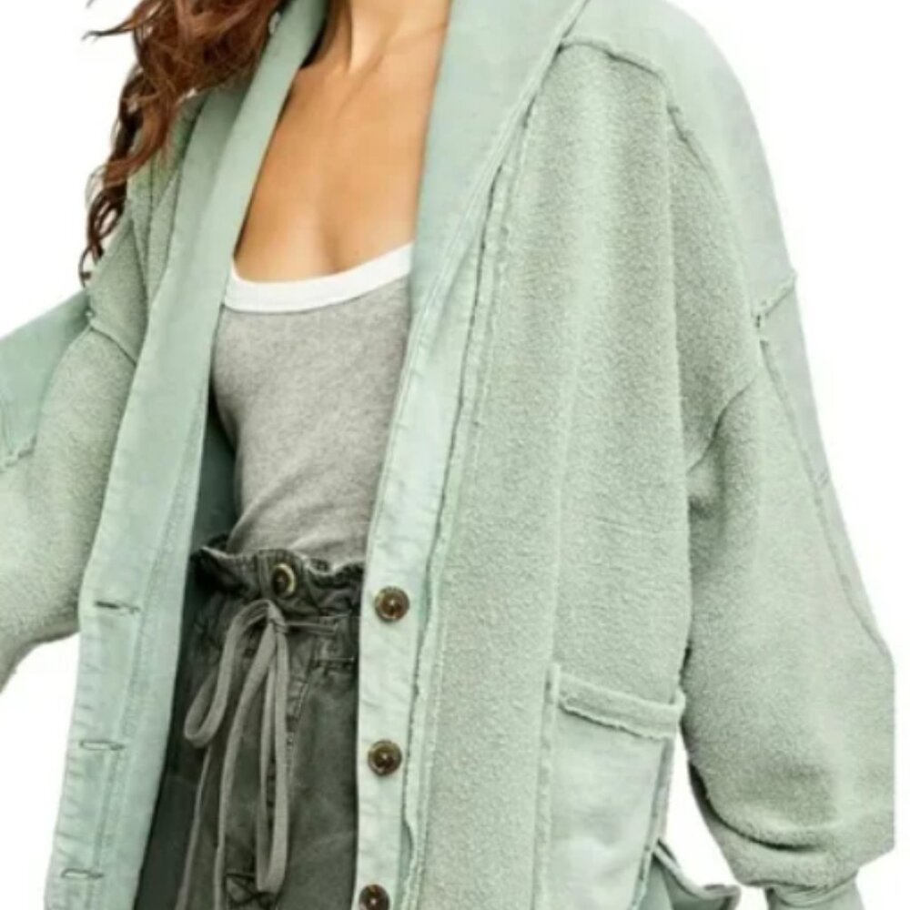 Free People Soft Green Jordan Jacket